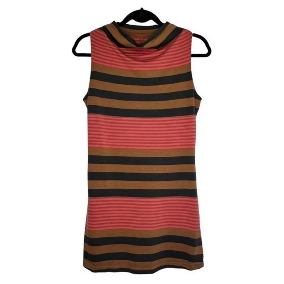 Patagonia Kamala Striped Sleeveless Dress Cowl Neck Size XS - Picture 1 of 6